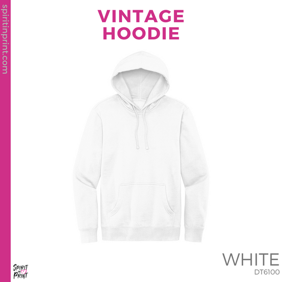 Vintage Hoodie - White (Caffeinate And #143533)