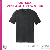 Vintage Tee - Black Frost (Nursing Eye Chart #143510)