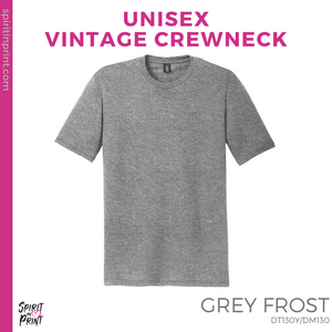 Vintage Tee - Grey Frost (Nursing Eye Chart #143510)