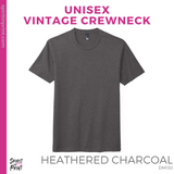Vintage Tee - Heathered Charcoal (IEP Floral #143532)