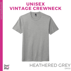 Vintage Tee - Heathered Grey (Peace Love Nursing #143508)