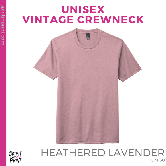 Vintage Tee - Heathered Lavender (SPED Autism Sandwich #143567)