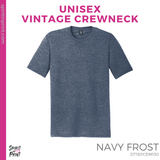 Vintage Tee - Navy Frost (IEP Floral #143532)