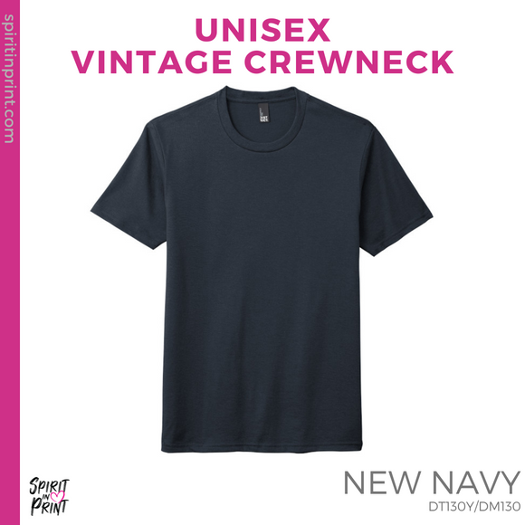 Vintage Tee - New Navy (Caffeinate And #143533)