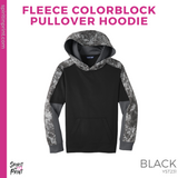Fleece Colorblock Pullover Hoodie