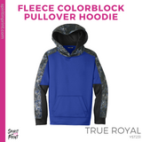 Fleece Colorblock Pullover Hoodie