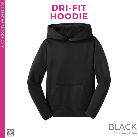 Dri-Fit Hoodie - Black (Kastner Stripes #143452)