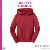 Dri-Fit Hoodie - Red (Weldon Heart #143341)