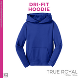 Dri-Fit Hoodie - Royal Blue (Garfield Bubble #143380)