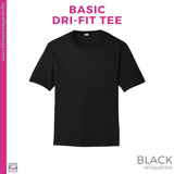 Basic Dri-Fit Tee - Black (Polk Mascot #143537)