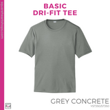 Basic Dri-Fit Tee - Grey Concrete (Valley Oak Heart #143413)