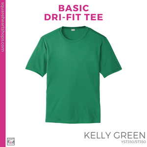 Basic Dri-Fit Tee - Kelly Green (Easterby Paw #143344)