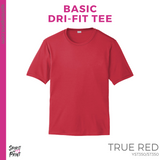 Dri-Fit Tee - Red (Red Bank Checkers #143614)