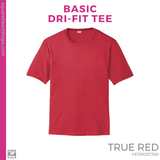 Basic Dri-Fit Tee - True Red (Garfield Block #143382)