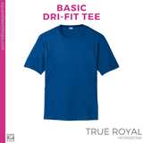 Basic Dri-Fit Tee - True Royal (Garfield Block #143382)