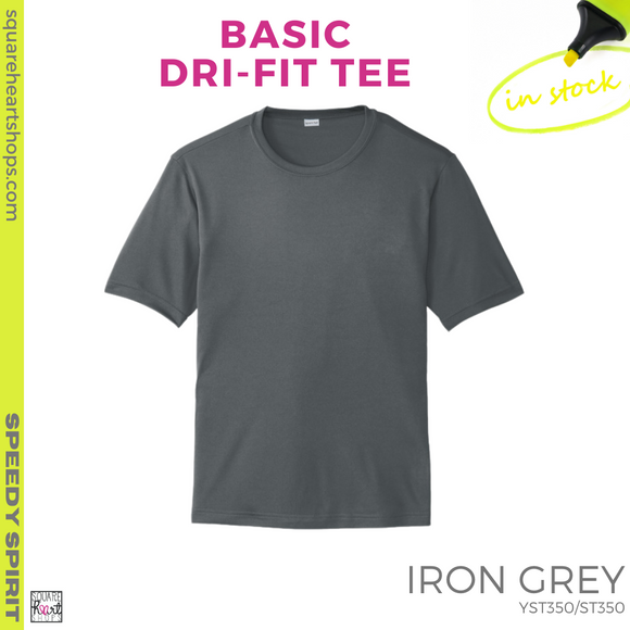 Basic Dri-Fit Tee - Iron Grey