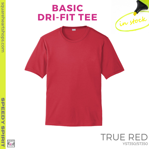 Basic Dri-Fit Tee - Red