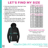 Youth Dri-Fit Hooded Tee - Black (Mission Vista Academy Logo #143700)