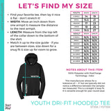 Youth Dri-Fit Hooded Tee - Black (Mission Vista Academy Rectangle #143683)