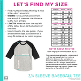 3/4 Sleeve Baseball Tee - Heather Grey / Royal (Mountain View Stripes #143387)