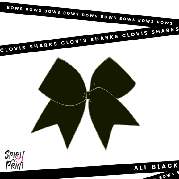 Bow - Black (Clovis Sharks)