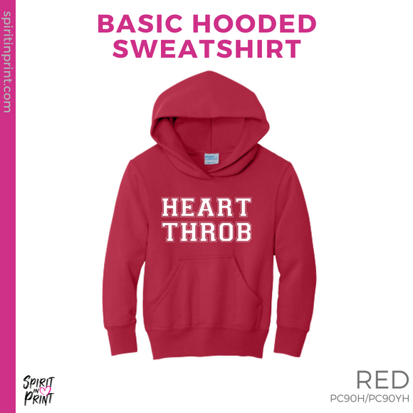 Hoodie - Red (Heart Throb #143691)