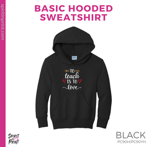 Hoodie - Black (To Teach is to Love #143695)