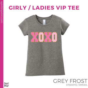 Girly Vintage Tee - Grey Frost (XOXO #143689)